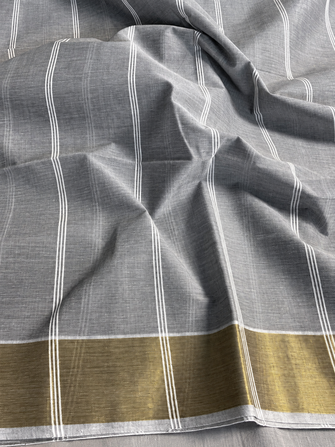 Dark Grey Everyday Weaves Saree