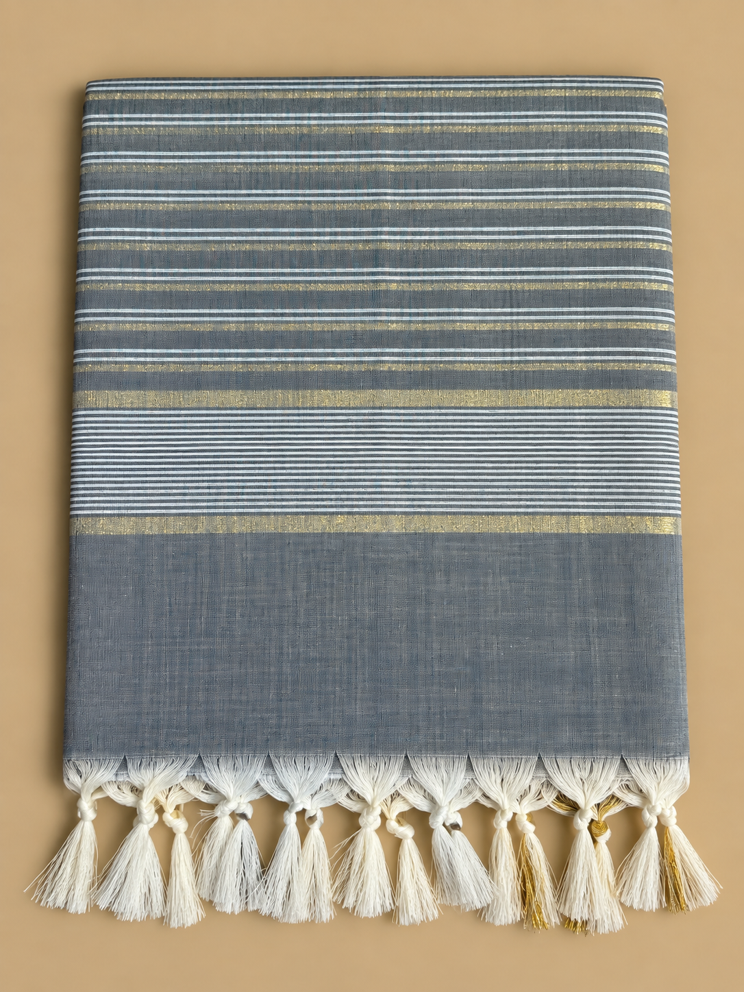 Dark Grey Everyday Weaves Saree