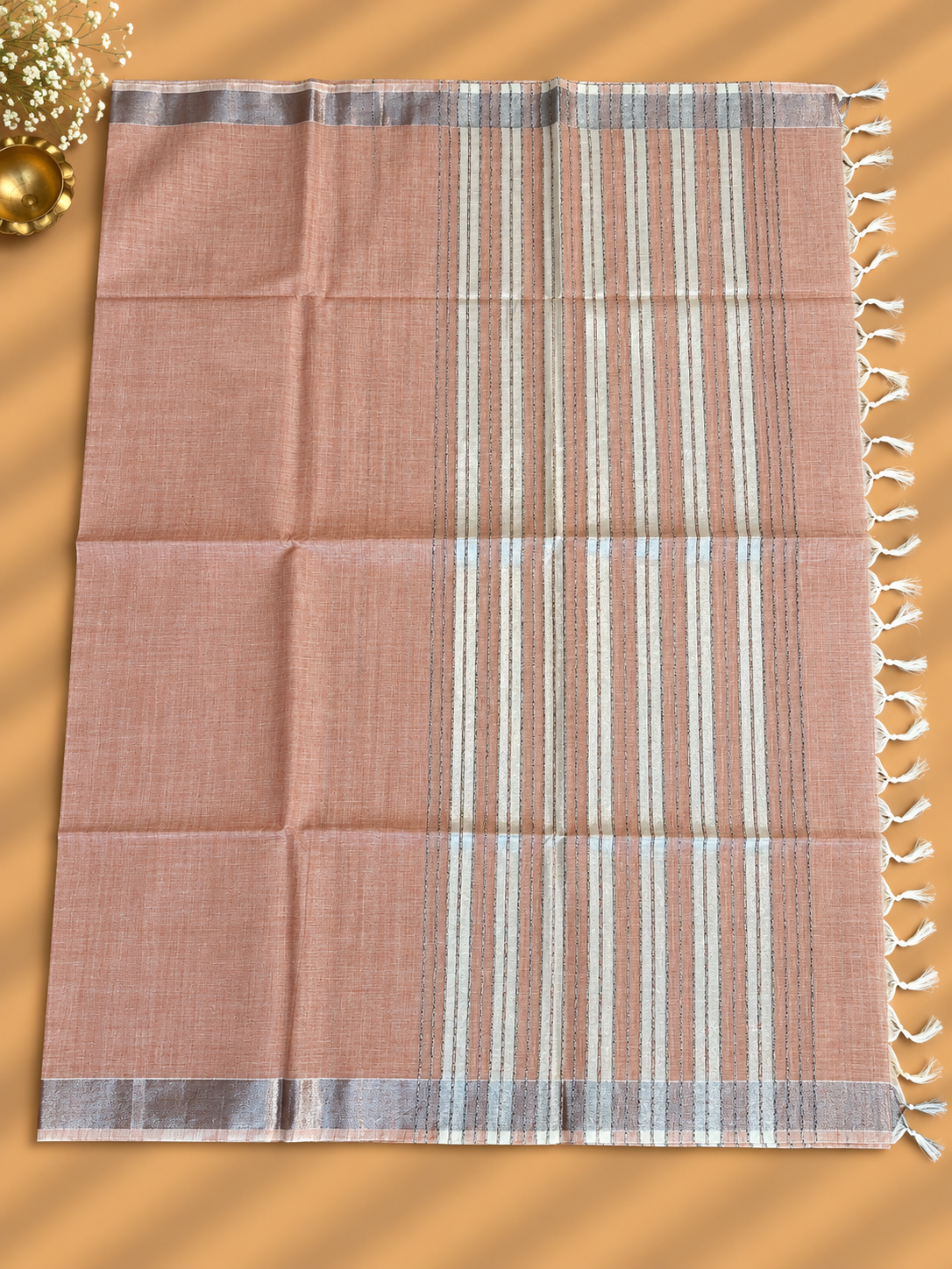 Apricot Everyday Weaves Saree