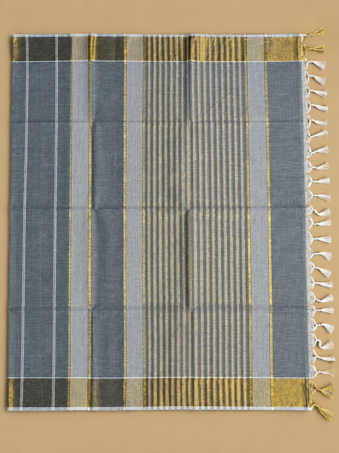 Dark Grey Everyday Weaves Saree