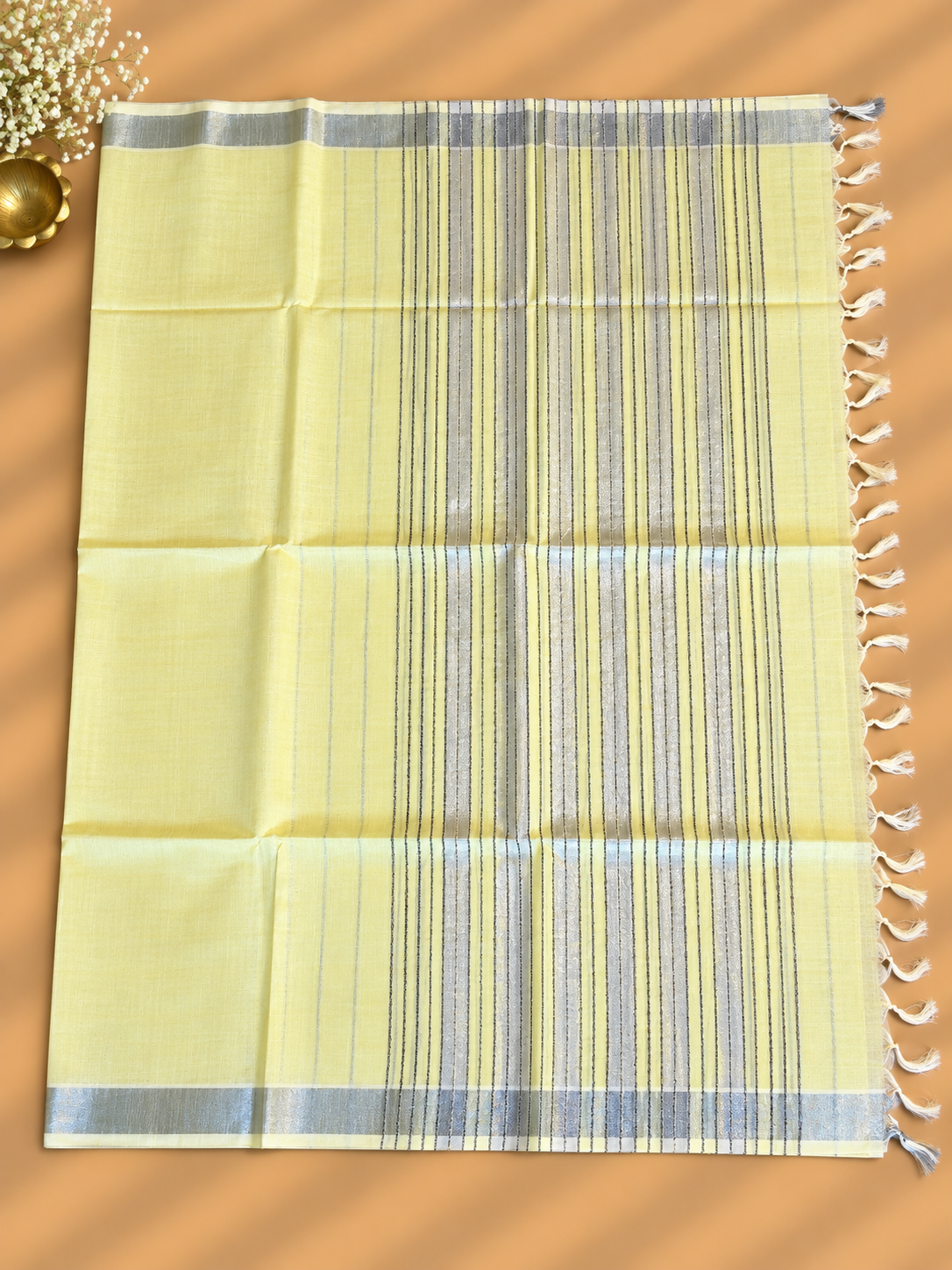 Lemon Yellow Everyday Weaves Saree