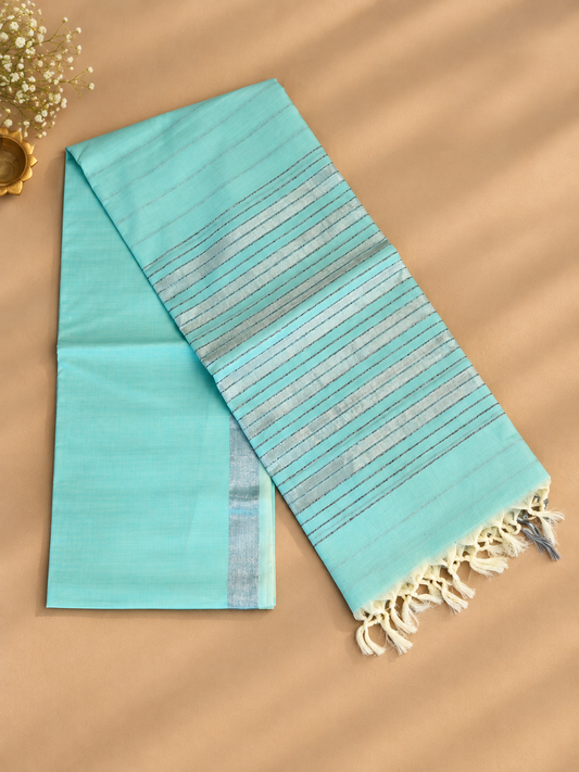 Light Green Everyday Weaves Saree