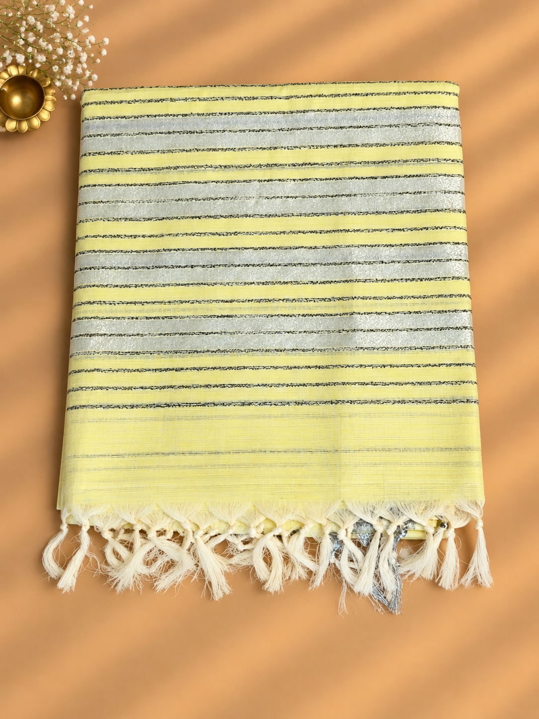 Lemon Yellow Everyday Weaves Saree