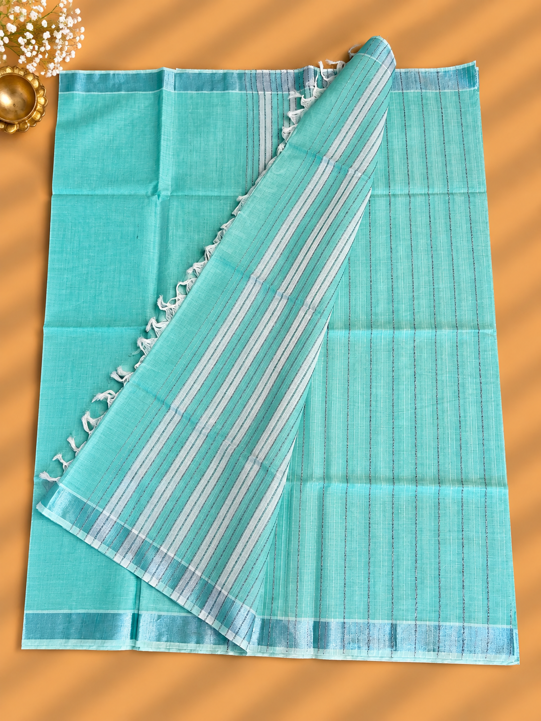 Dark Green Everyday Weaves Saree